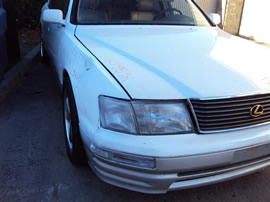 1996 LEXUS LS400, 4.0L AUTO SDN, COLOR WHITE, STK Z14831